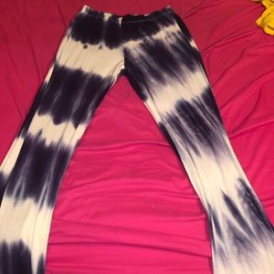 tie dye Palazzo pants